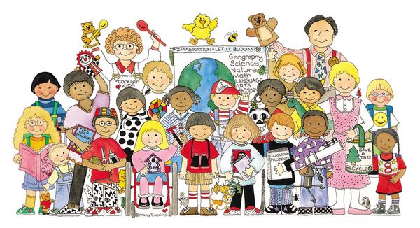 Thank you Teacher, watercolor illustration by Teresa Walsh